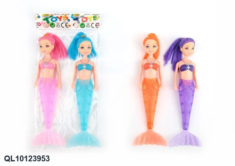 19.5Cm Little Kelly Mermaid Doll - Two Dolls Included OPP wholesale from Qili Toys