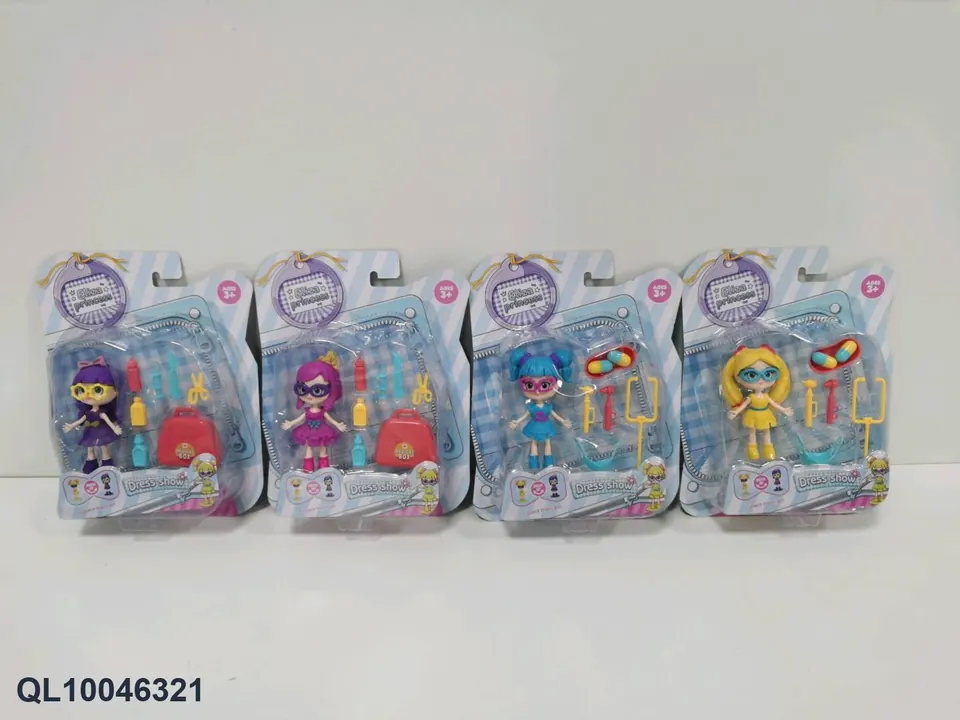 3.5 Inch Joint Movable Medical Equipment Play Doll Blister Pack wholesale from Qili Toys