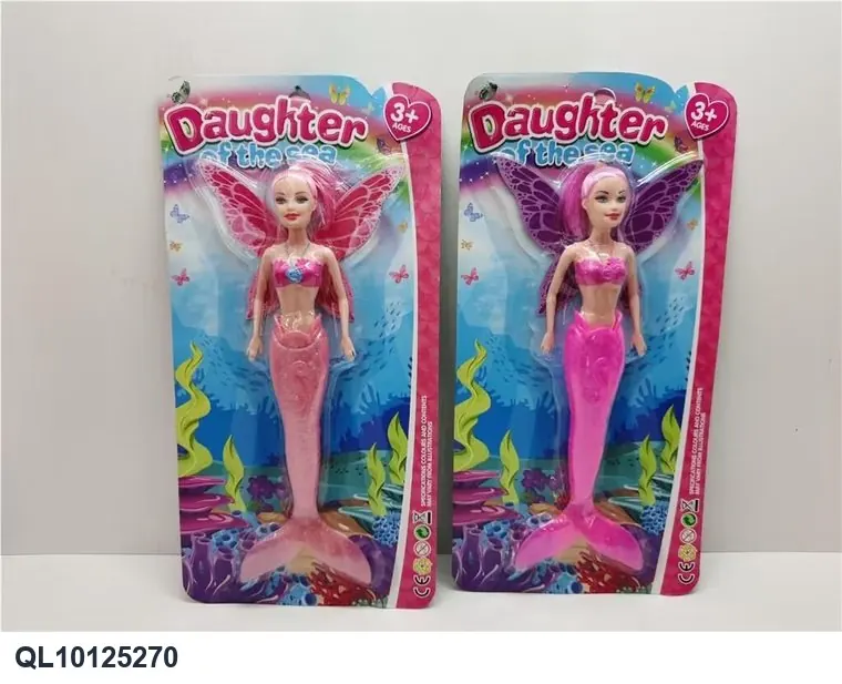30Cm Figure Of A Mermaid, Butterfly Fairy, And Angel, Without A Stand. Blister Board wholesale from Qili Toys