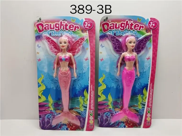30Cm Figure Of A Mermaid, Butterfly Fairy, And Angel, Without A Stand. Blister Board wholesale from Qili Toys