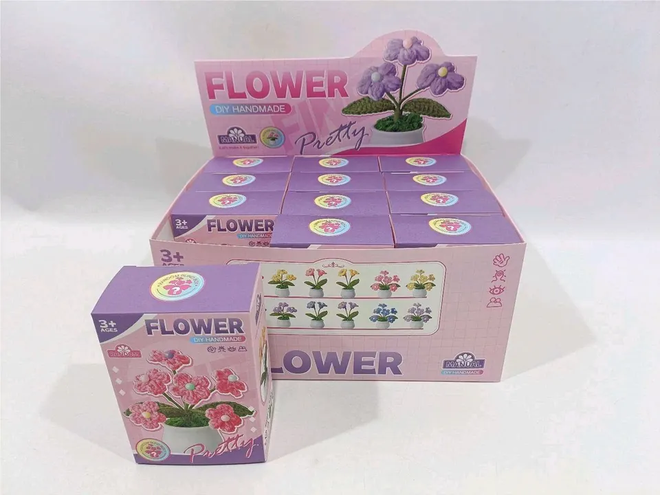 DIY Blind Box Assembly Flower Arrangement (price per set of 12 pieces) Display Box wholesale from Qili Toys