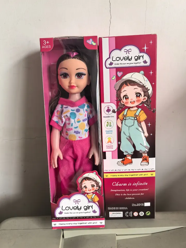 New 13 Inch Big Head Girl Window Box With IC Window Box wholesale from Qili Toys