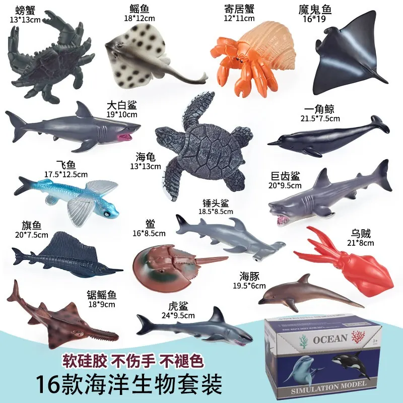 Ocean Model (vinyl) Display Box wholesale from Qili Toys