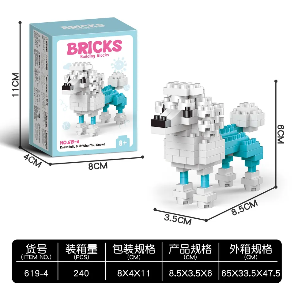 Poodle Color Box wholesale from Qili Toys