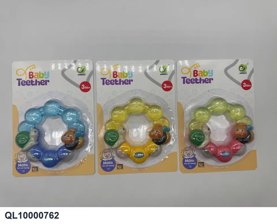 Snail Bee Baby Water Injected Teether Blister Board wholesale from Qili Toys