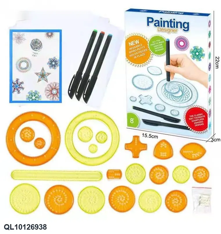 A Set Of 28 Colored Measuring Tools. Color Box wholesale from Qili Toys