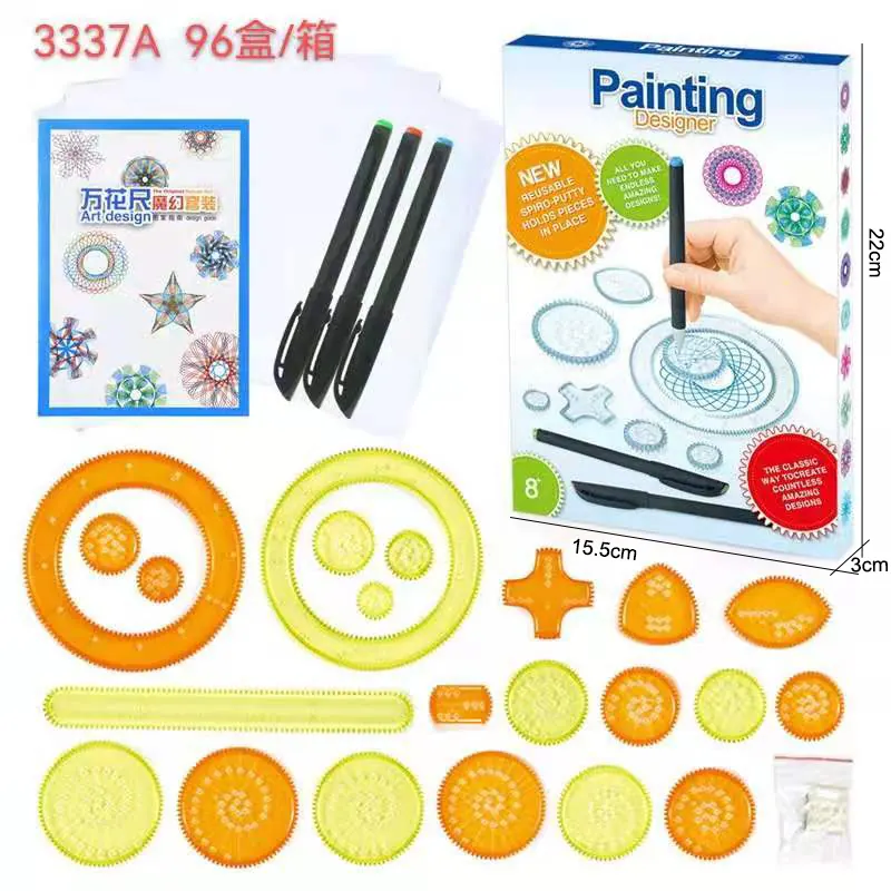 A Set Of 28 Colored Measuring Tools. Color Box wholesale from Qili Toys