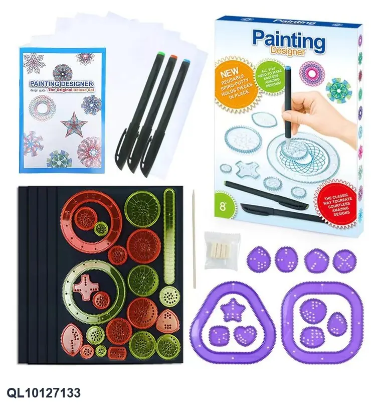 A Set Of 46 Different-Sized Measuring Tools. Color Box wholesale from Qili Toys