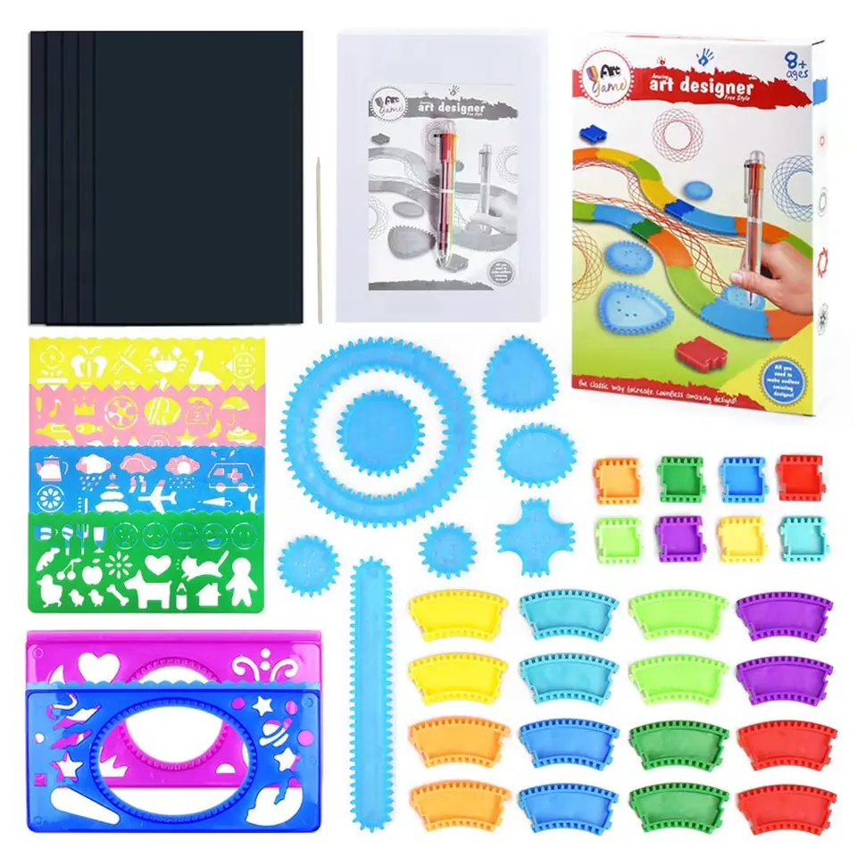 Set Of 47 Track Gauge Measuring Tools Color Box wholesale from Qili Toys