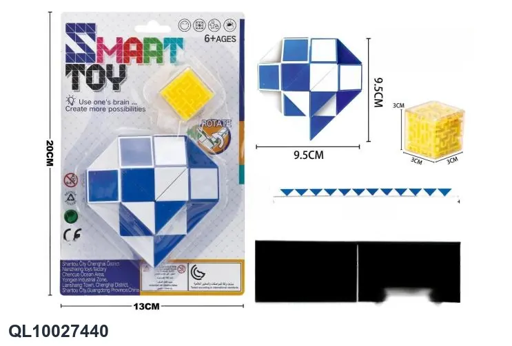 Heart-Shaped Magic Ruler With 3.0Cm Maze High-Frequency/Double Blister wholesale from Qili Toys