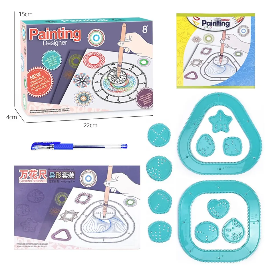 Multifunctional Special-Shaped Ruler Color Box wholesale from Qili Toys