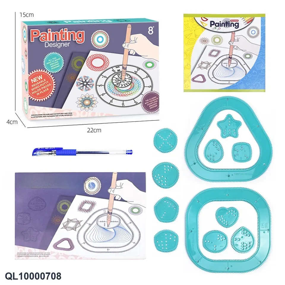 Multifunctional Special-Shaped Ruler Color Box wholesale from Qili Toys