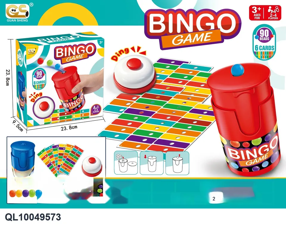 Number Lottery Game Color Box wholesale from Qili Toys