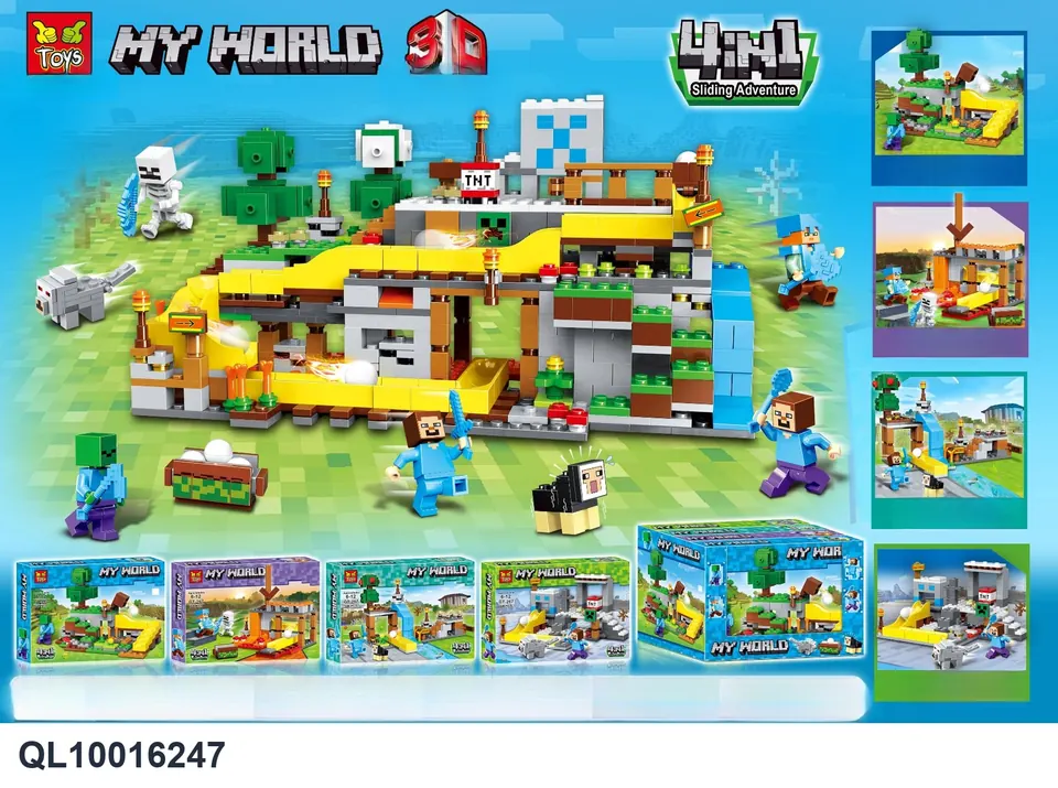 The World Of Educational Construction Toys Display Box wholesale from Qili Toys