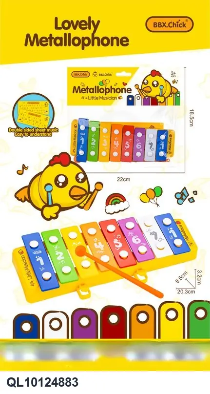 8-Note Percussion Instrument Header Bag wholesale from Qili Toys
