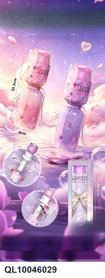 Automatic Rose Bubble Machine Color Box wholesale from Qili Toys