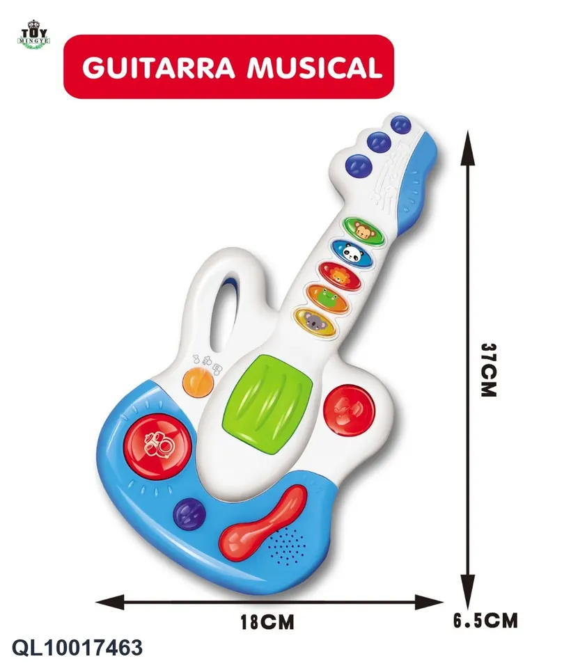 Cartoon Guitar (battery not included) Window Box wholesale from Qili Toys