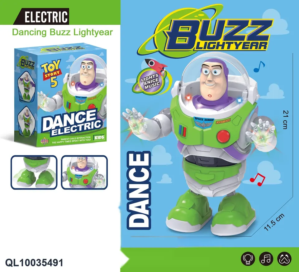 Electric Dancing Light Music Buzz Lightyear Color Box wholesale from Qili Toys