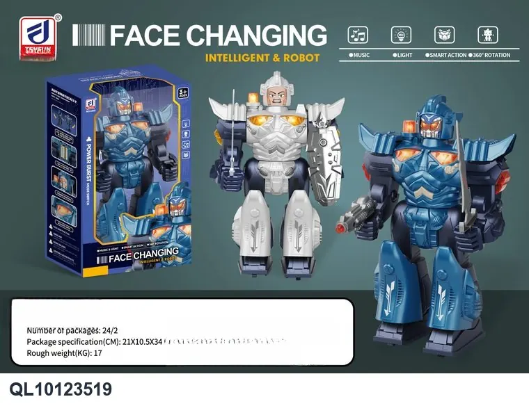 Electric Face-Changing Robot Window Box wholesale from Qili Toys
