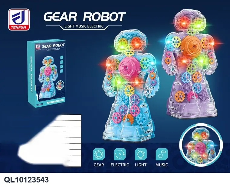 Electric Gear Robot Color Box wholesale from Qili Toys