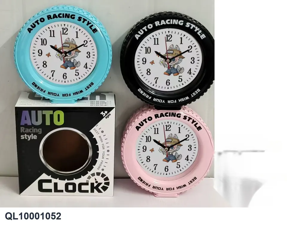 Furry Monster Character Tire Alarm Clock Color Box wholesale from Qili Toys