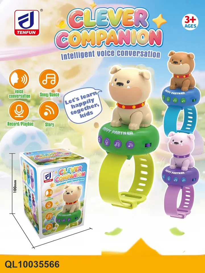 Intelligent Voice Recognition Watch Dog Color Box wholesale from Qili Toys