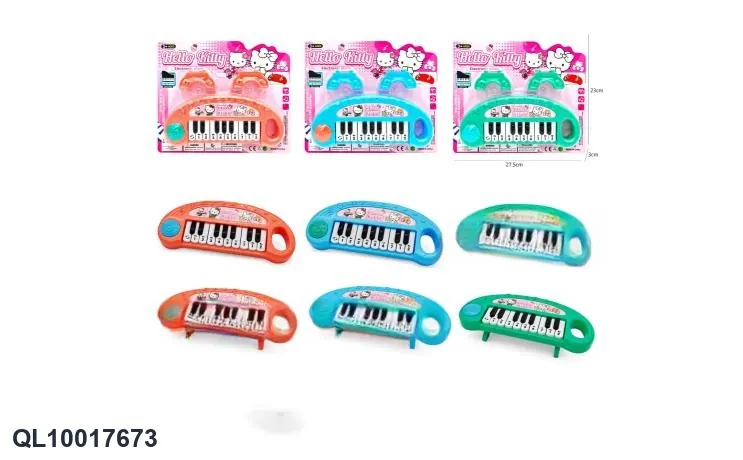 KT Cat Ten-Key Cartoon Electronic Keyboard Blister Board wholesale from Qili Toys