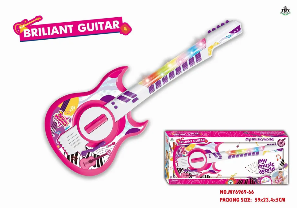 Light Guitar (girls) Window Box wholesale from Qili Toys