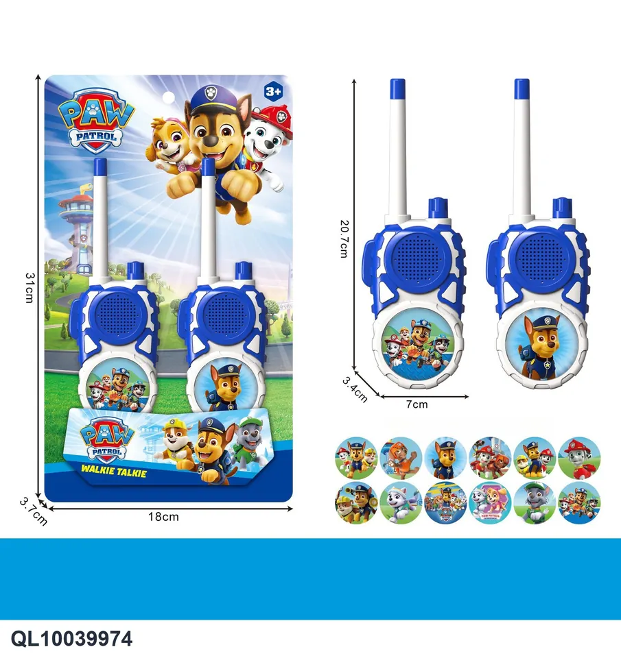 Rescue Puppy Walkie Talkie (12 random pictures) Insert Board wholesale from Qili Toys