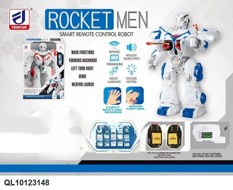 Smart Missile-Shooting Robot Window Box wholesale from Qili Toys