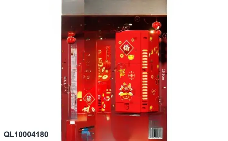 Square Fireworks Bubble Machine, Rechargeable Model Color Box wholesale from Qili Toys