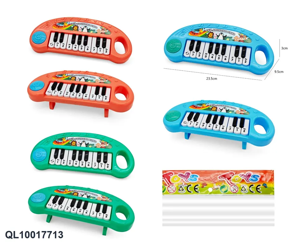 Ten-Key Cartoon Electronic Keyboard OPP Bag wholesale from Qili Toys