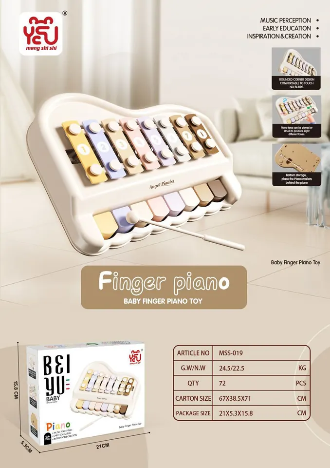 2-In-1 Baby Early Learning Xylophone & Piano Sealed Box wholesale from Qili Toys