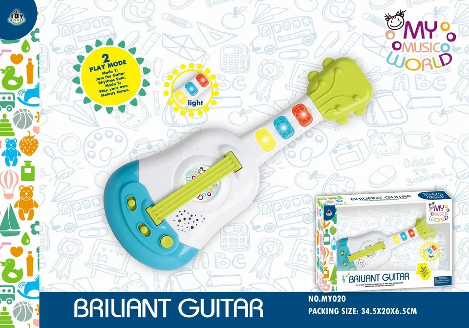 Cartoon Guitar Window Box wholesale from Qili Toys