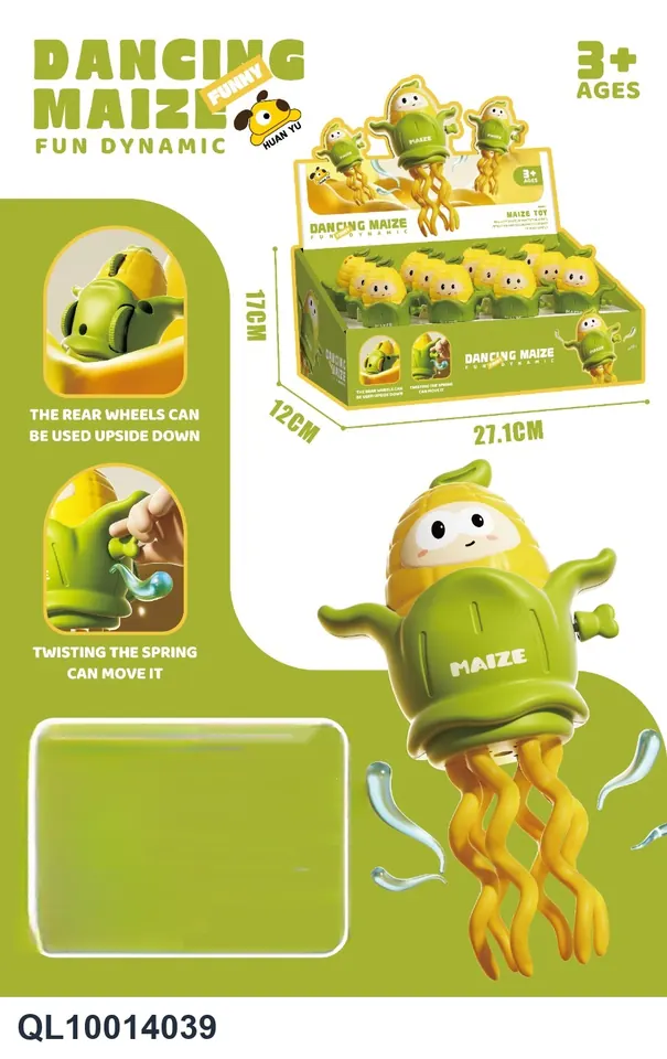 Display Box Fun Clockwork Dancing Corn Display Box wholesale from Qili Toys