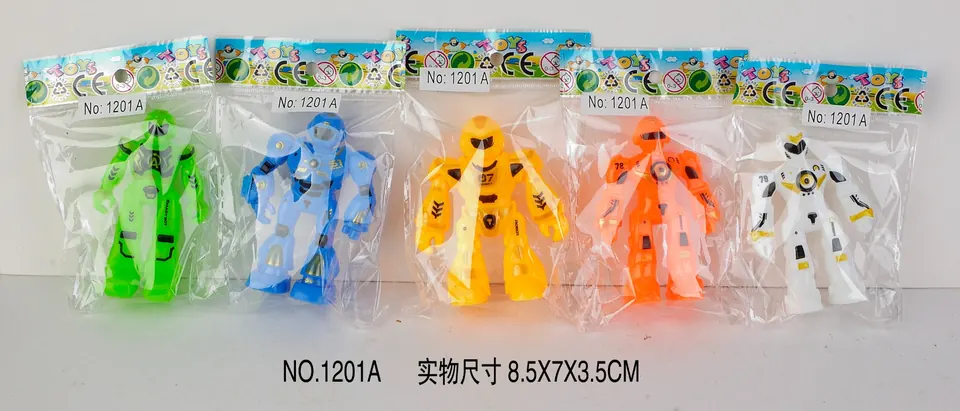 Five Types Of Robots (5 types mixed equally) OPP Bag wholesale from Qili Toys