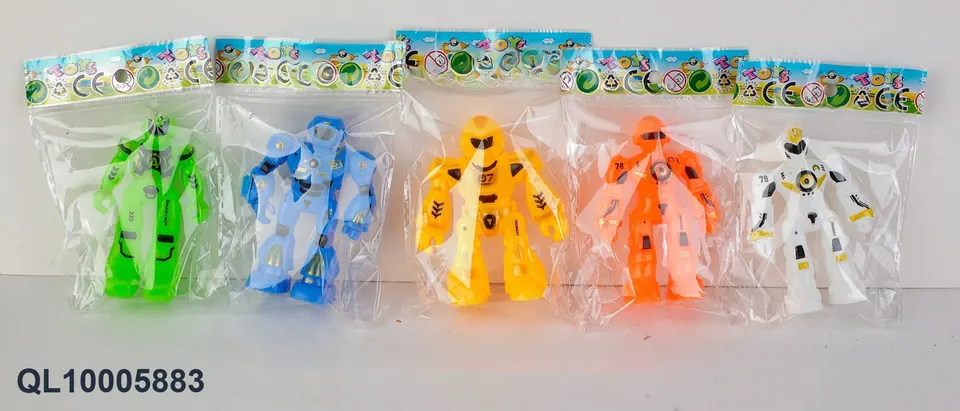 Five Types Of Robots (5 types mixed equally) OPP Bag wholesale from Qili Toys