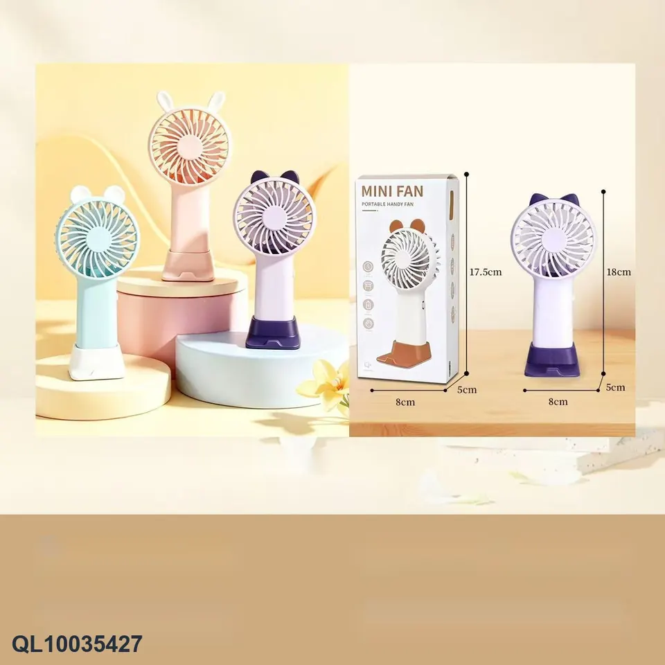 Handheld Small Fan Color Box wholesale from Qili Toys
