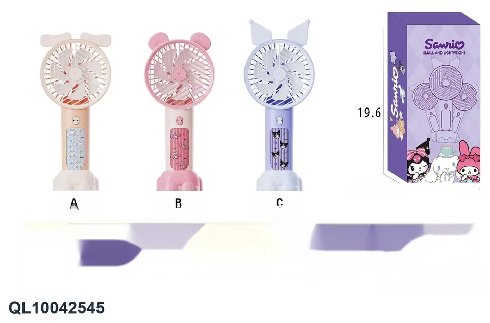 Handheld Small Fan Color Box wholesale from Qili Toys