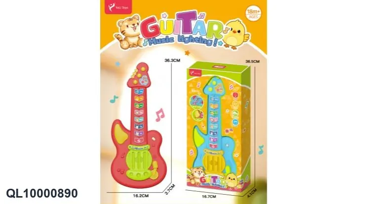 Light Music Cartoon Guitar Window Box wholesale from Qili Toys