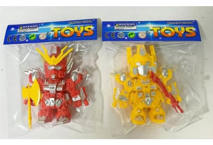 Robot With Light PVC Bag wholesale from Qili Toys
