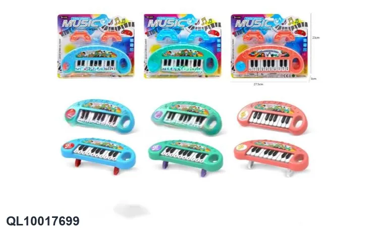 Shijian Cartoon Electronic Keyboard Blister Board wholesale from Qili Toys