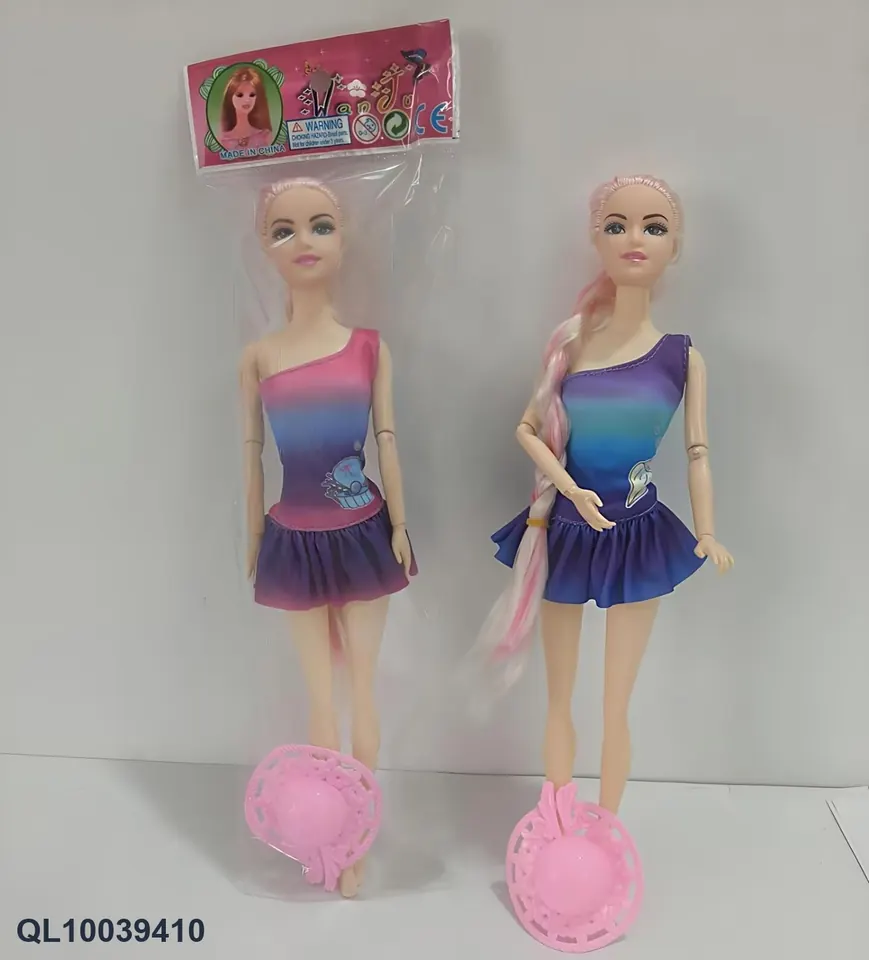 11 Inch Solid Body Multi-Jointed Fashion Doll Swimwear Hat Bag OPP Bag wholesale from Qili Toys