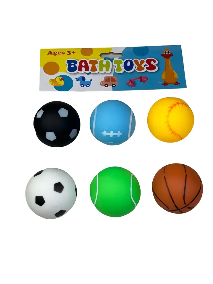 Bathroom Water Enamel Ball PVC Header Bag wholesale from Qili Toys