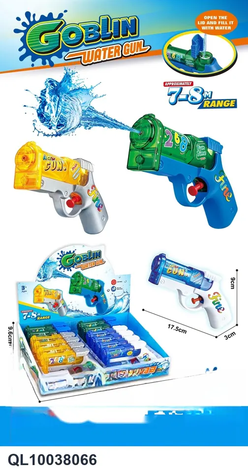 Goblin Graffiti Transparent Water Gun Display Box wholesale from Qili Toys