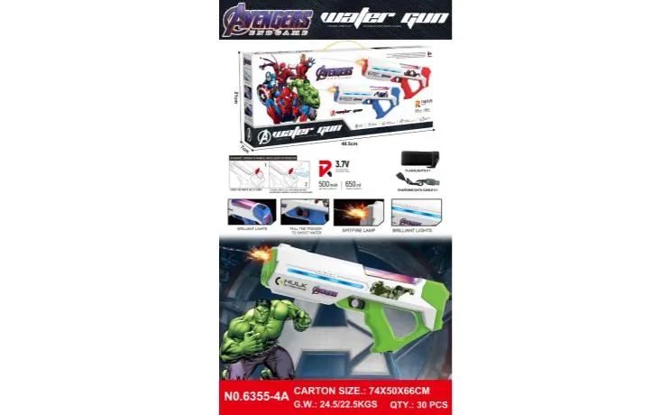 Hulk Electric Fire-Breathing Water Gun Sealed Box wholesale from Qili Toys