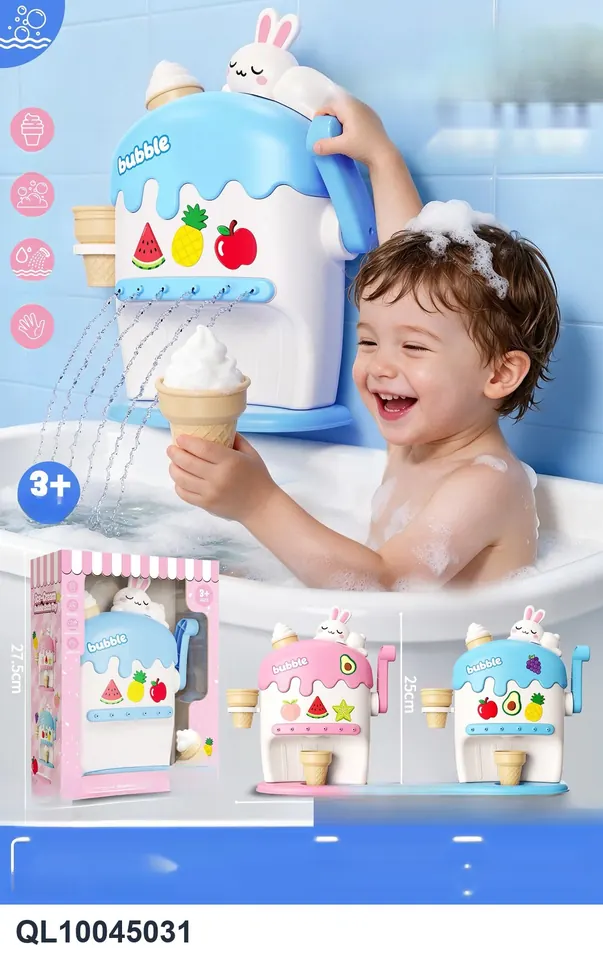 Ice Cream Bubble Water Machine Window Box wholesale from Qili Toys