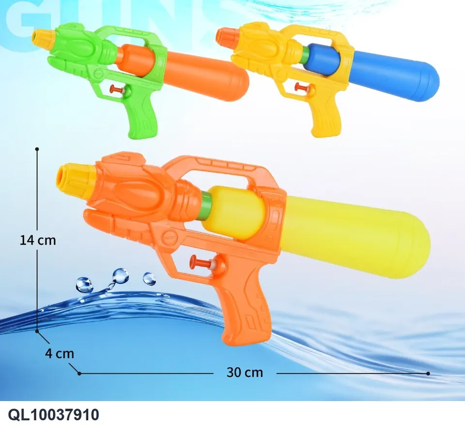 Solid Color Single Nozzle Water Gun (extended) Color Bag wholesale from Qili Toys