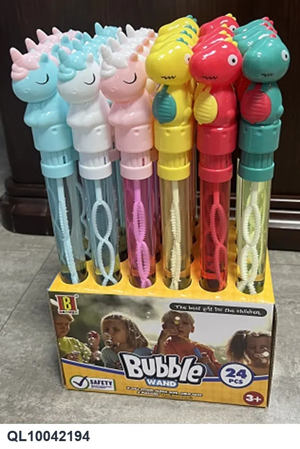 Unicorn Cartoon Big Bubble Wand Display Box wholesale from Qili Toys