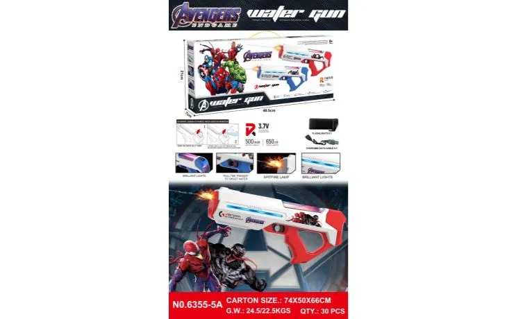 Venom Symbiote Electric Fire-Breathing Water Gun Sealed Box wholesale from Qili Toys